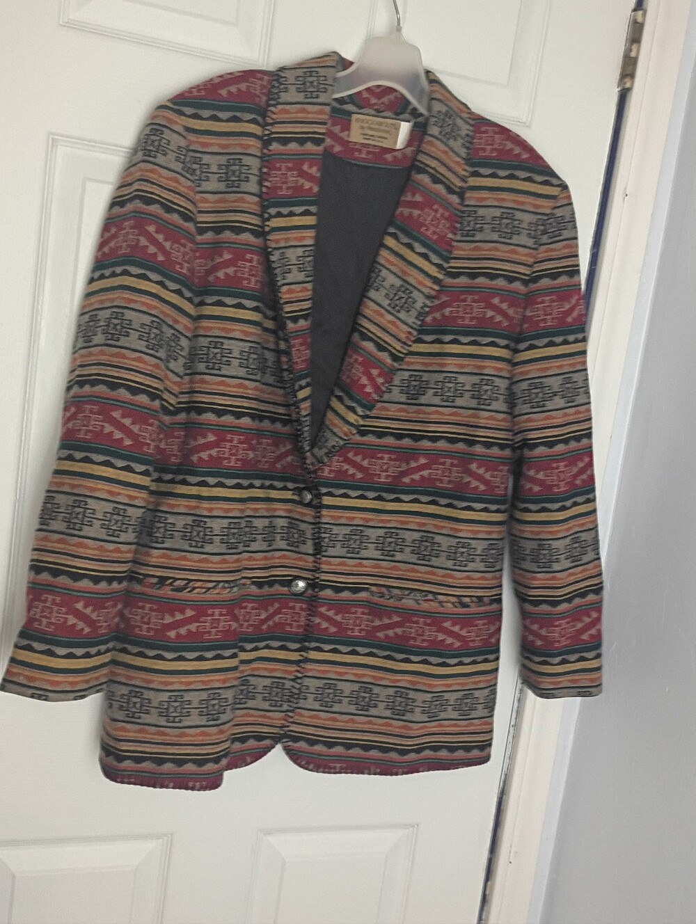 Vintage Pendleton Knockabouts Wool Jacket 80s Southwestern Aztec Jacket